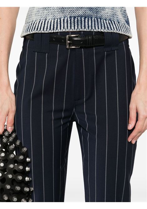 Blue and grey striped trousers Alexander wang - women ALEXANDER WANG | 1WC2254873960C